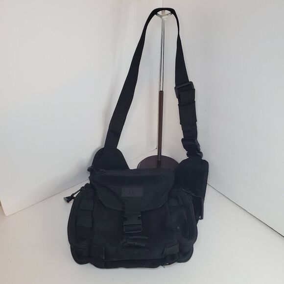 5.11 Tactical Push Pack Gear Shoulder Bag Black Flat Dark earth Cross Body Sling - Picture 1 of 7